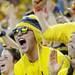 A Michigan cheers after a three-point basket during the first half against Ohio State at Crisler Center on Tuesday, Feb. 5. Melanie Maxwell I AnnArbor.com